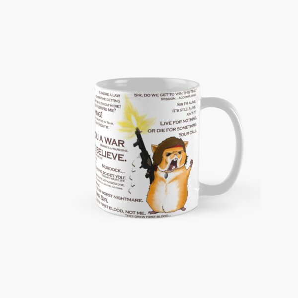 Hamster Rambo Mug classique