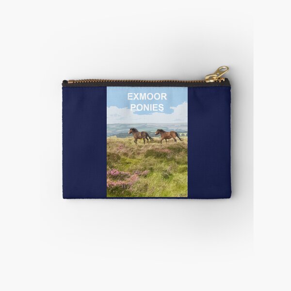 Item preview, Exmoor Ponies Somerset. Exmoor Travel location poster designed and sold by BarbaraGlebska.