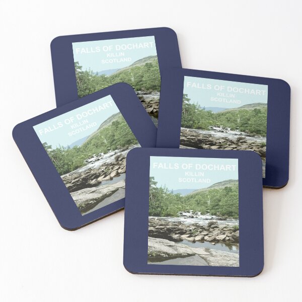 Item preview, Falls of Dochart, Killin, Scotland Travel location poster designed and sold by BarbaraGlebska.