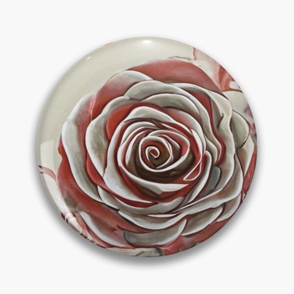 Aperçu de l'œuvre Rose blanche et rouge créée et vendue par Hmelliger.