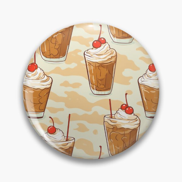 Item preview, Root Beer Float Pattern Illustration designed and sold by SowCow.