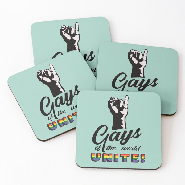 Item preview, ¡Gays del mundo unidos! designed and sold by gayishdesign.