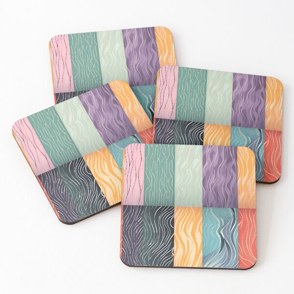 Item preview, Red and Blue Abstract Patterns colorful Collection designed and sold by alaa-mously.