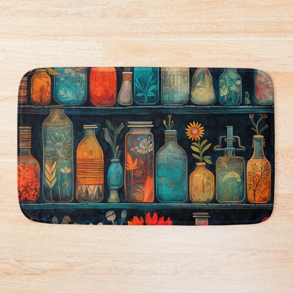 Item preview, Garden vases and bottles 9 designed and sold by Red Witch Art.