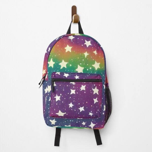 Vista previa del artículo con la obra «Estampado de estrellas arcoiris», diseñado y vendido por KHWD.