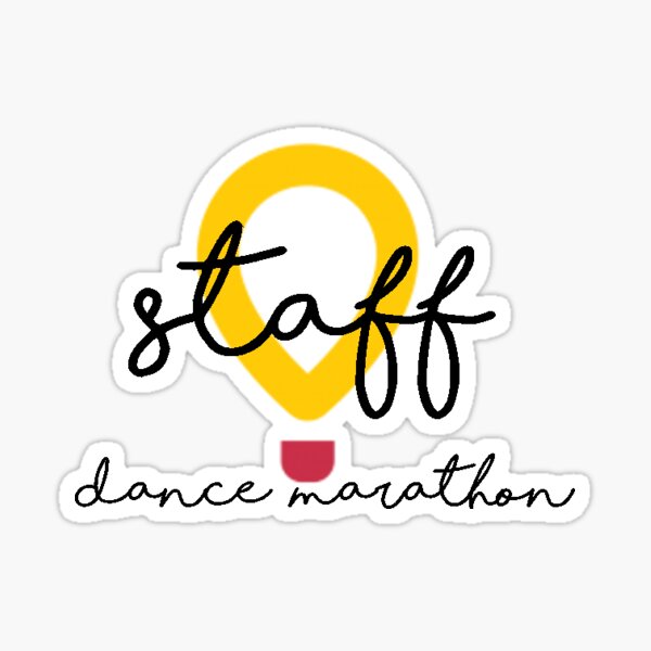 "Dance marathon" Sticker by smithlauren939 Redbubble