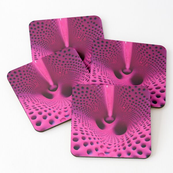 Item preview, Pink abbys, perforated space, abstract designed and sold by silent-violin.