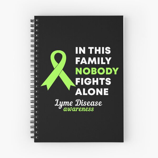 Item preview, In This Family Nobody Fights Alone Lyme Disease Awareness designed and sold by Color-Sparkle.