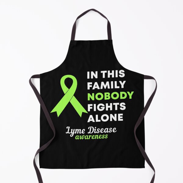 Item preview, In This Family Nobody Fights Alone Lyme Disease Awareness designed and sold by Color-Sparkle.