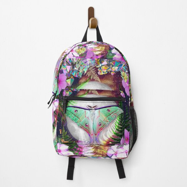 Item preview, Brightly coloured Luna moth designed and sold by Adorned-Art.