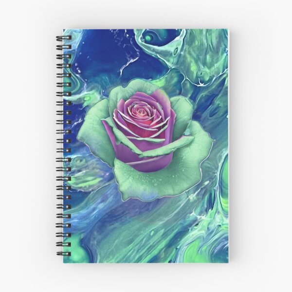 Item preview, Purple and green rose designed and sold by Hmelliger.