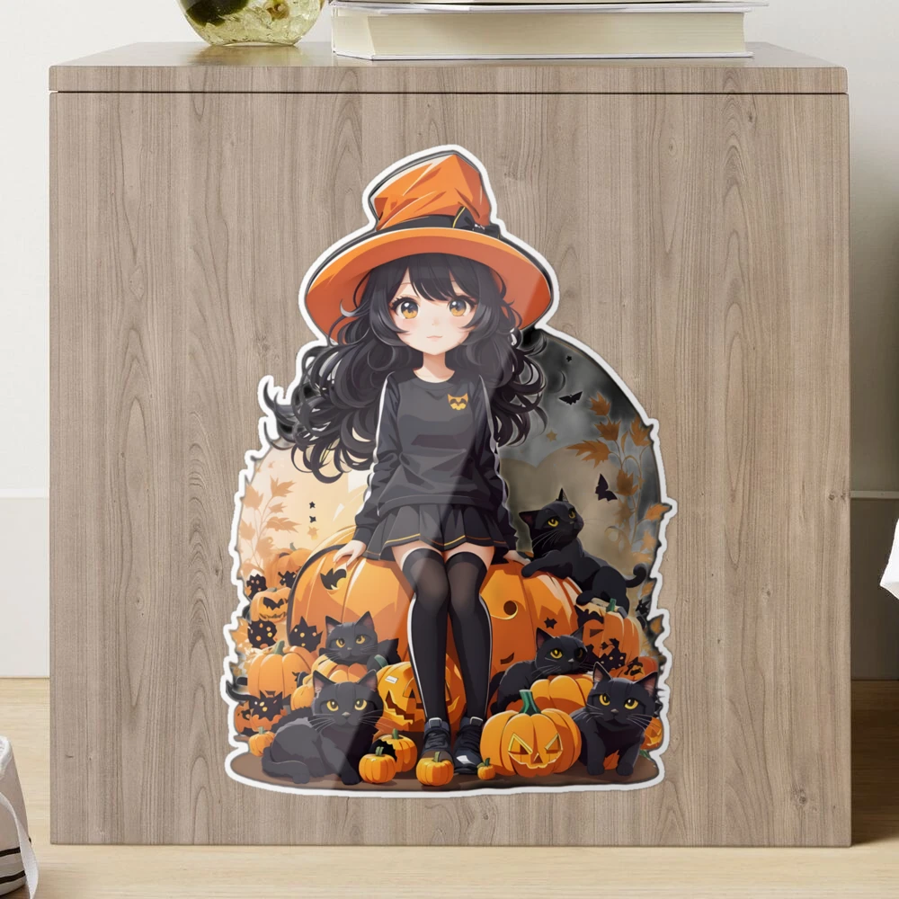 Premium Photo | Halloween Twilight Charm Anime Korean Blonde Girl in Spooky  Scene