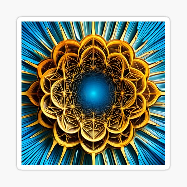 Infinite Dimensions Fractal Sticker