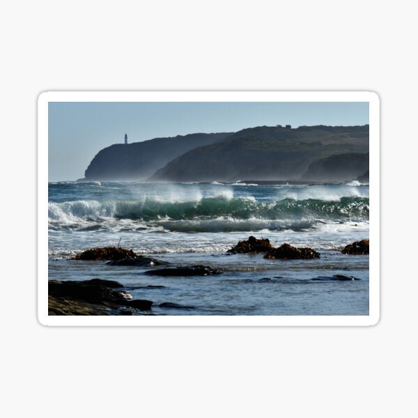 Seascape with lighthouse Sticker