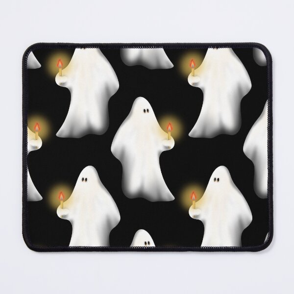 Item preview, Ghosts on black - seamless pattern designed and sold by Smetankinaart.
