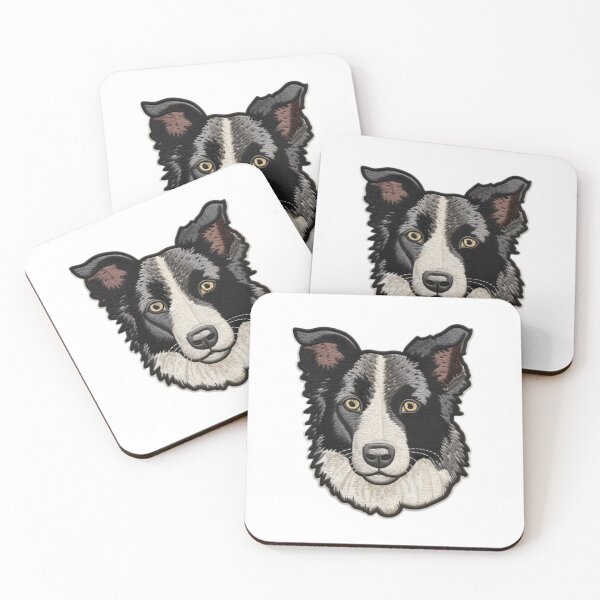 Item preview, Border Collie Dog Patch Design designed and sold by gemneye.