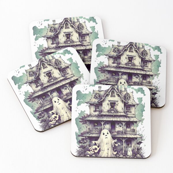 Item preview, Ghostly Visit to a Haunted House designed and sold by ToporArt.