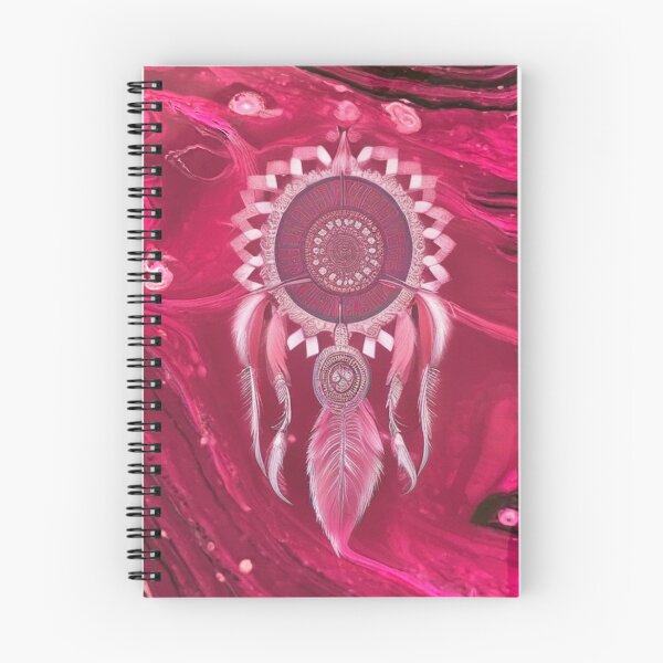 Item preview, Dreamcatcher white on pink background  designed and sold by Hmelliger.