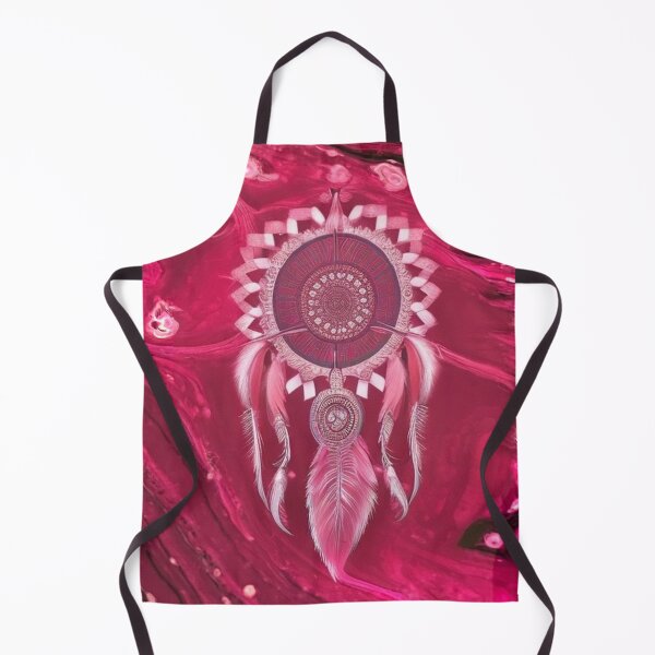 Item preview, Dreamcatcher white on pink background designed and sold by Hmelliger.