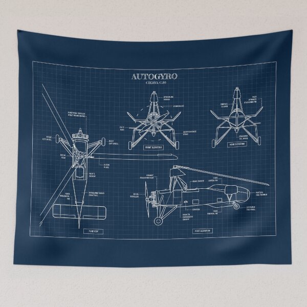 Item preview, Autogyro: Cierva C.30 (Navy Blueprint) designed and sold by BGALAXY.