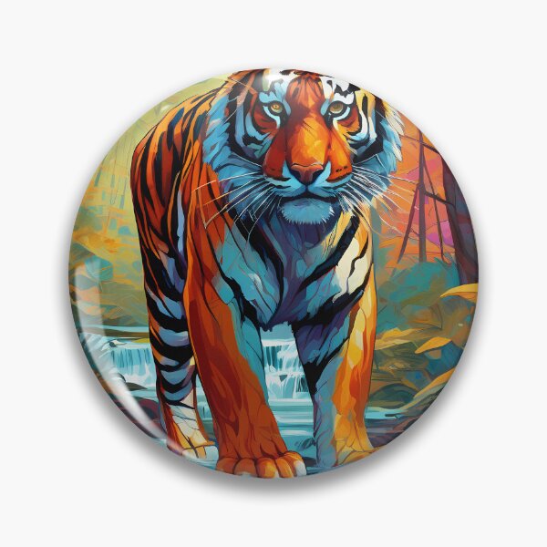 Item preview, The Tiger in the Forest designed and sold by deepakrode7.