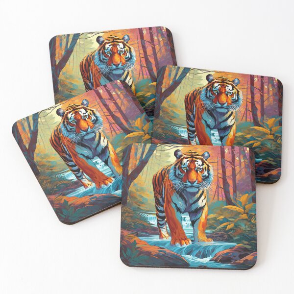 Item preview, The Tiger in the Forest designed and sold by deepakrode7.