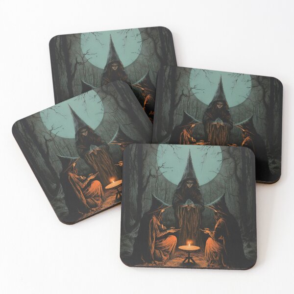Item preview, Vintage Witches' Coven Gathering Witchcraft Spells designed and sold by wizardsncastles.