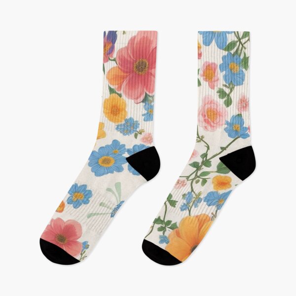 Item preview, Blossom Flowers on White Background designed and sold by NidADesign.