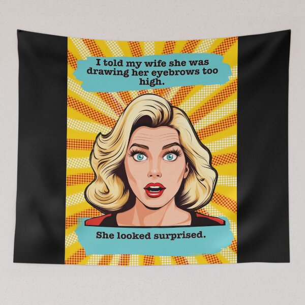 Item preview, pun, jShe looked surprised. designed and sold by AvotArt.