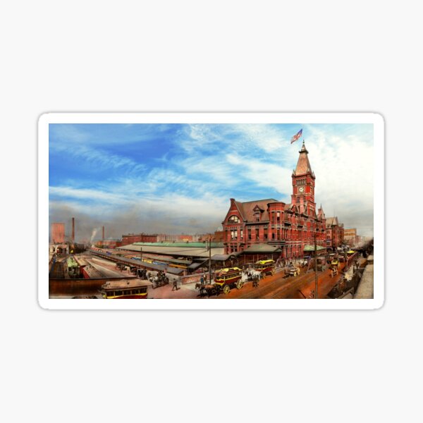 Train Station - Pensacola FL - The Louisville and Nashville Railroad 1900  iPhone Case by Mike Savad - Mike Savad - Artist Website
