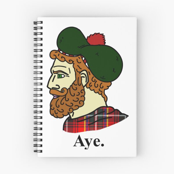 Item preview, Scottish Yes Chad Meme designed and sold by WeeDestro.