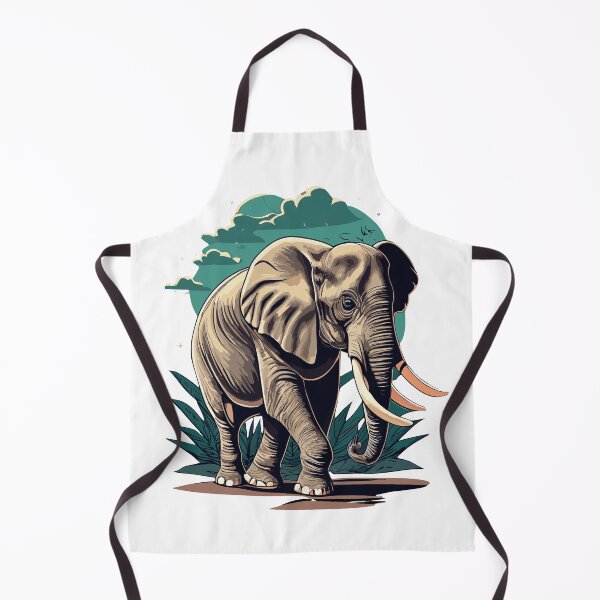 Item preview, Elephant Elegance: Hyper-Realistic Walking Wonder designed and sold by ArtQueen777.