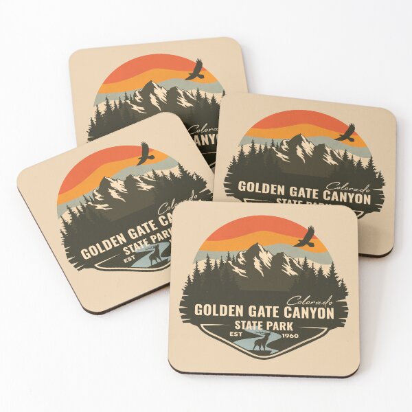 Item preview, Golden Gate Canyon State Park Colorado, United States - CO Park Badge designed and sold by mountainfad.