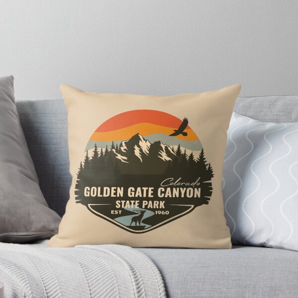 Item preview, Golden Gate Canyon State Park Colorado, United States - CO Park Badge designed and sold by mountainfad.