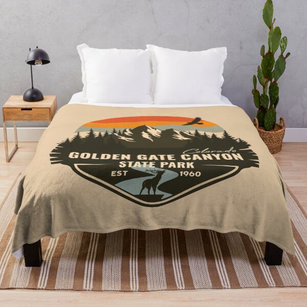 Item preview, Golden Gate Canyon State Park Colorado, United States - CO Park Badge designed and sold by mountainfad.