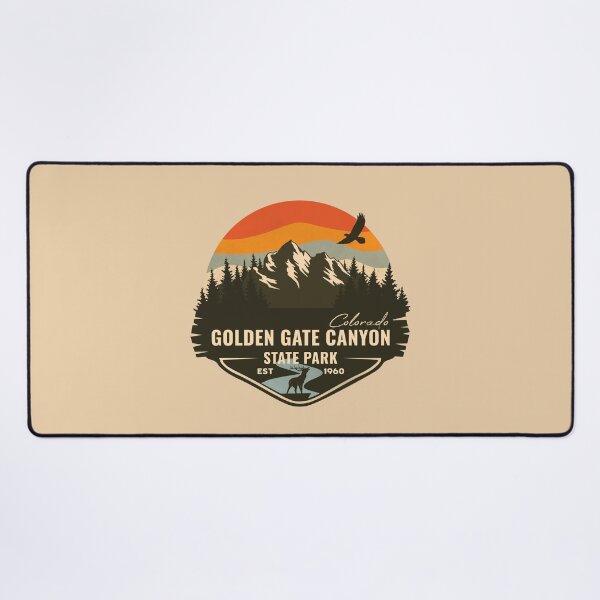 Item preview, Golden Gate Canyon State Park Colorado, United States - CO Park Badge designed and sold by mountainfad.