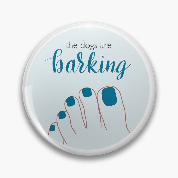 Item preview, The Dogs Are Barking, Blue designed and sold by Danielle Whitis Design.