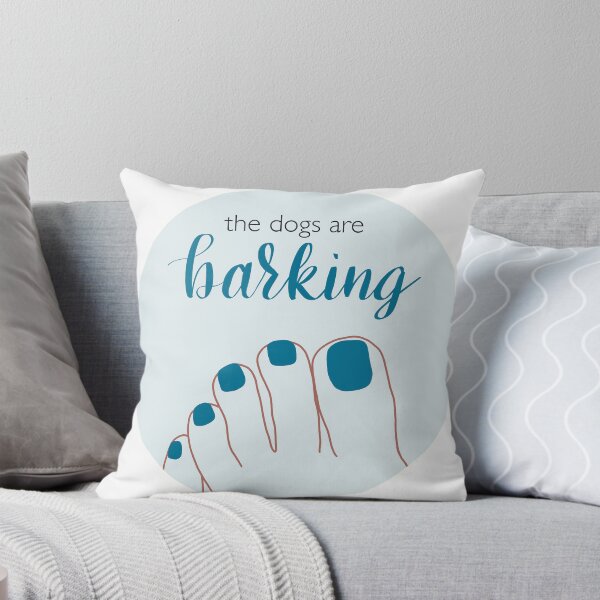 Item preview, The Dogs Are Barking, Blue designed and sold by Danielle Whitis Design.
