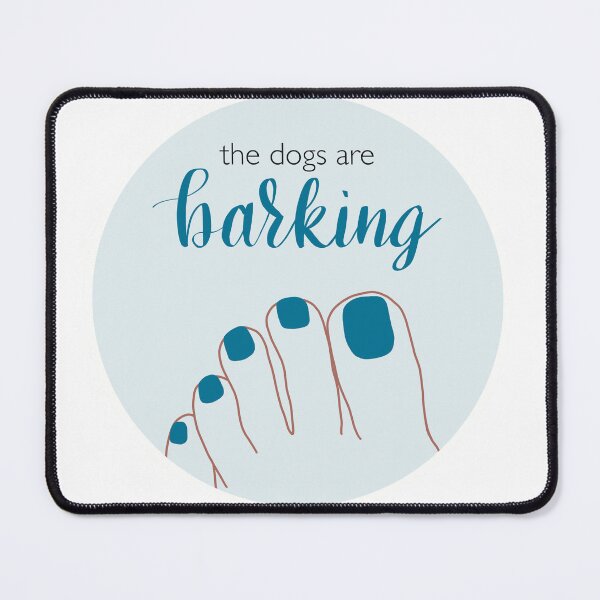 Item preview, The Dogs Are Barking, Blue designed and sold by Danielle Whitis Design.