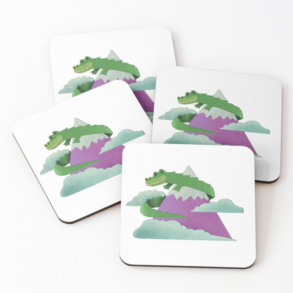 Item preview, Magenta Mountain Gator designed and sold by snailychan.