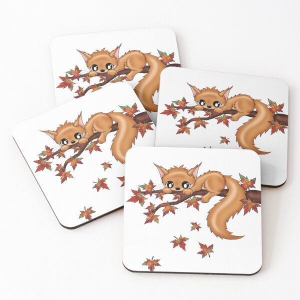 Item preview, cute squirrel  autumn leafs designed and sold by Pezi-Creation.