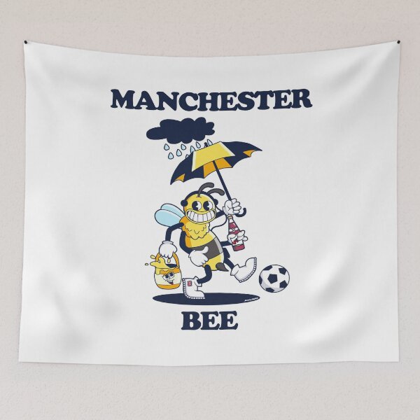 Item preview, Manchester Bee (1930s rubberhose cartoon character style) designed and sold by jimmy-digital.