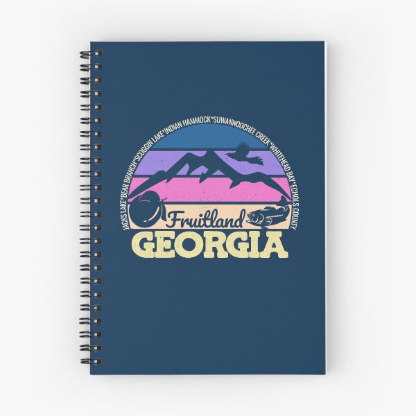 Item preview, Fruitland Georgia Sunset Retro Vintage Local Pride Logo designed and sold by CRHPOD20.
