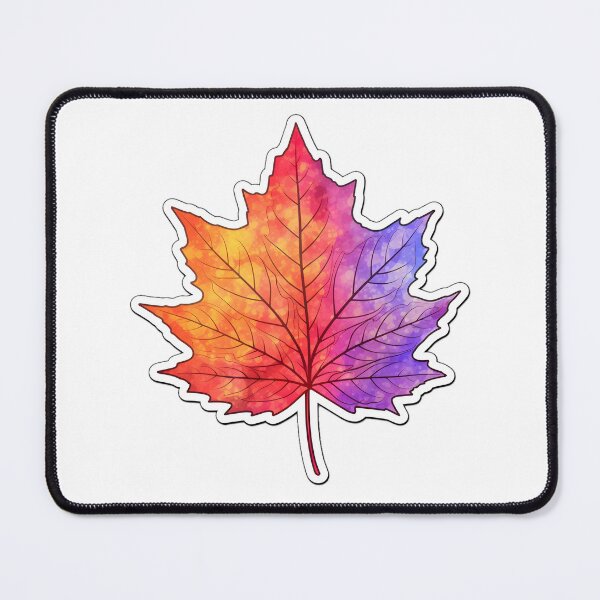 Item preview, Autumn maple leaf with gradient shades designed and sold by Trendy-Artistry.