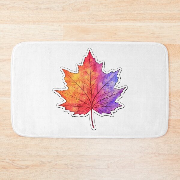 Item preview, Autumn maple leaf with gradient shades designed and sold by Trendy-Artistry.