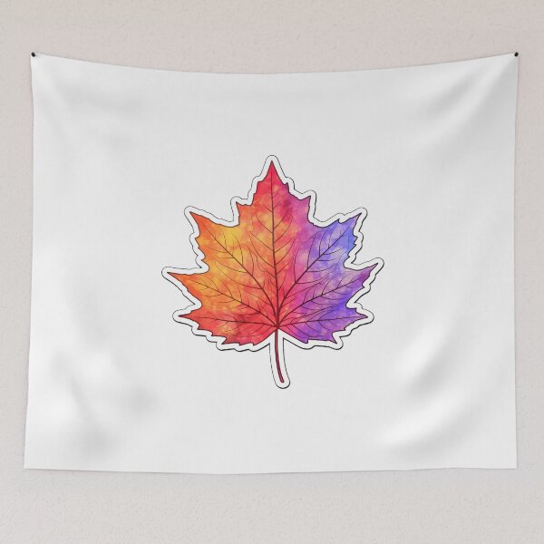 Item preview, Autumn maple leaf with gradient shades designed and sold by Trendy-Artistry.