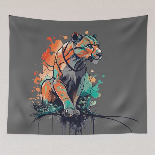 Item preview, Abstract Panther designed and sold by Ketique.