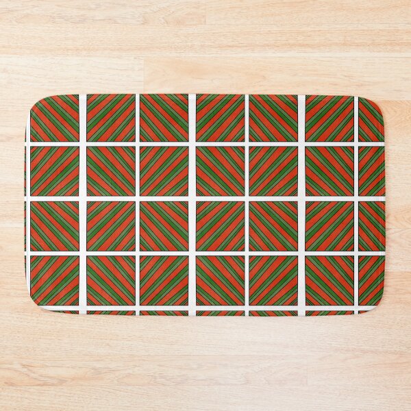 Item preview, Christmas Mozaic Inspired Lines Pattern designed and sold by joyandart31.