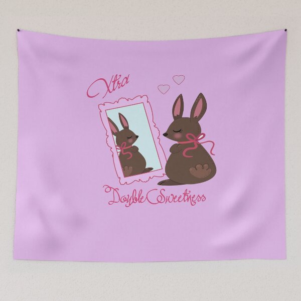 Item preview, Xtra Double Sweetness Bunny Rabbit mirando en el espejo designed and sold by Jecolds.