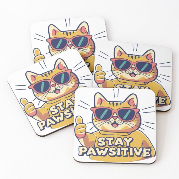 Item preview, Cat stay pawsitive designed and sold by AleCala.